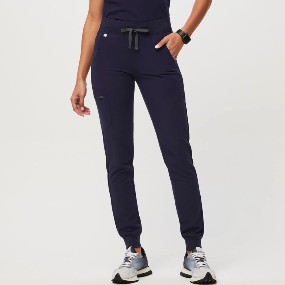 FIGS Navy Zamora Jogger Scrub Pants
